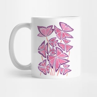 Purple and pink watercolor flowers Mug